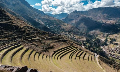 Mercado e as ruínas de Pisac 2
